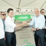Caiado e Daniel Vilela inauguram reestruturação da GO-050, em Chapadão do Céu