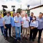 “Vamos seguir transformando Águas Lindas”, diz Daniel Vilela durante vistoria de obras do Goiás em Movimento